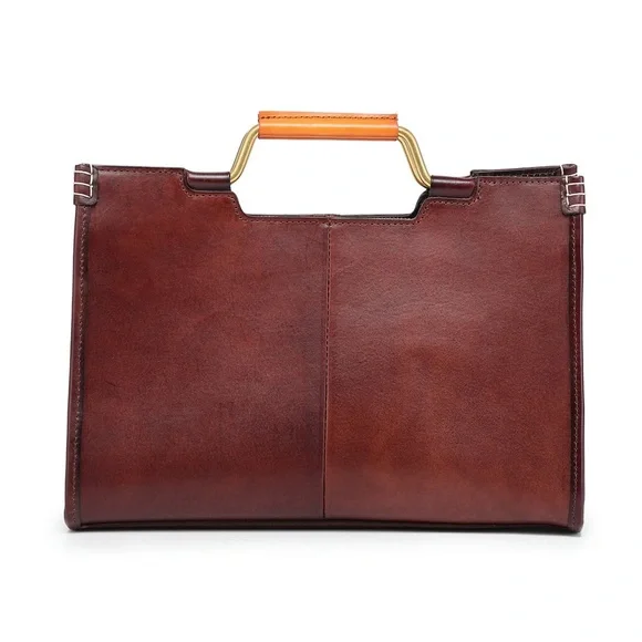 Old Trend Camden Convertible Medium Tote In Brown 100% Cowhide Leather MSRP $218 - Picture 13 of 16